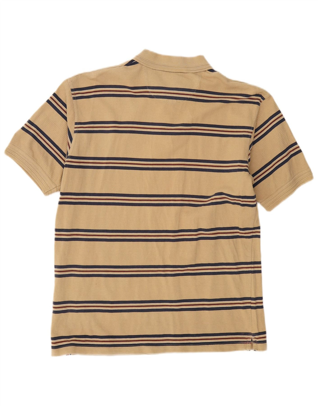 Ellesse Herren Poloshirt Mittelbeige gestreift