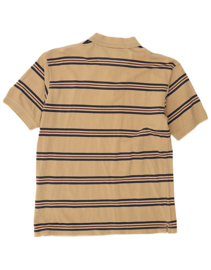 Ellesse Herren Poloshirt Mittelbeige gestreift