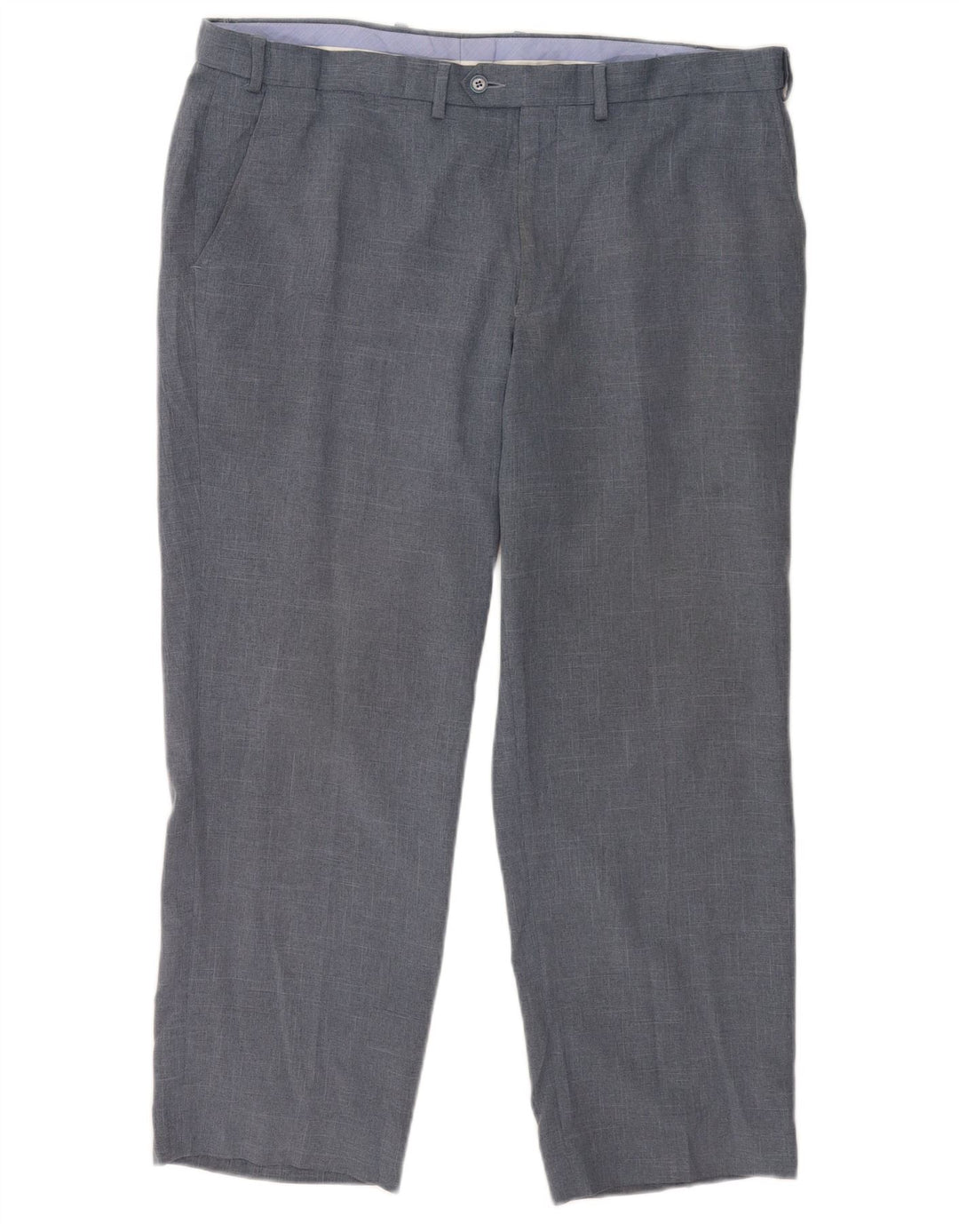 Marks & Spencer Herren-Anzughose in normaler Passform, W40 L29, Marineblau, Polyester