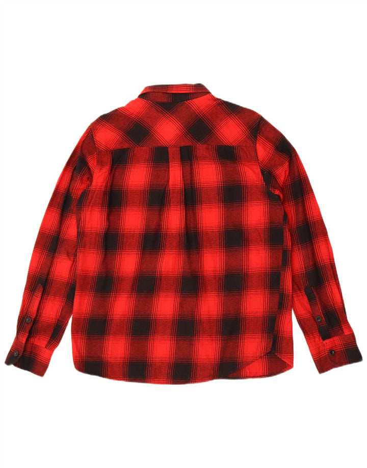 Mountain Warehouse Flanellhemd für Herren, groß, rot kariert, Baumwolle