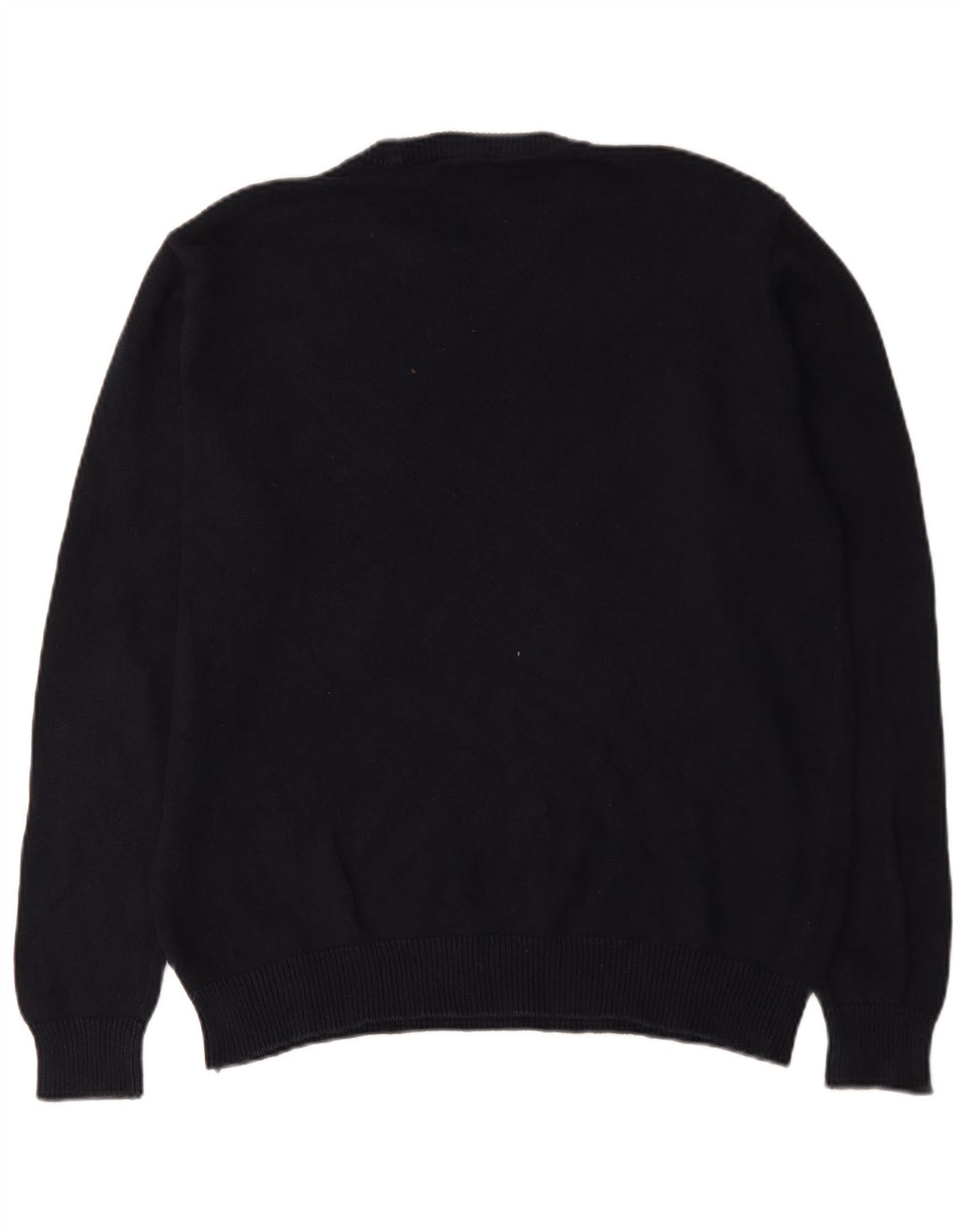 Chaps Herren-Pullover mit Rundhalsausschnitt, XL, schwarze Baumwolle