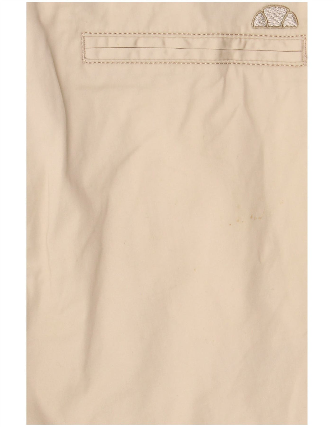 ELLESSE Damen Chinoshorts IT 42 Medium W30 Beige Baumwolle