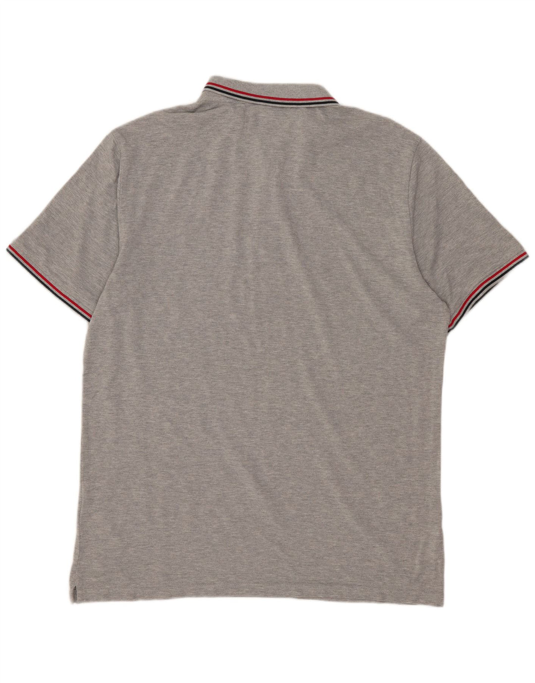 SUPERDRY Herren Poloshirt 2XL Grau Baumwolle