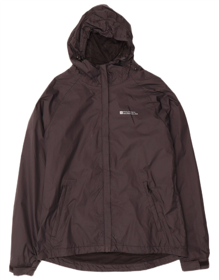 Mountain Warehouse Übergroße Damen-Regenjacke mit Kapuze, UK 10, Größe S, Schwarz