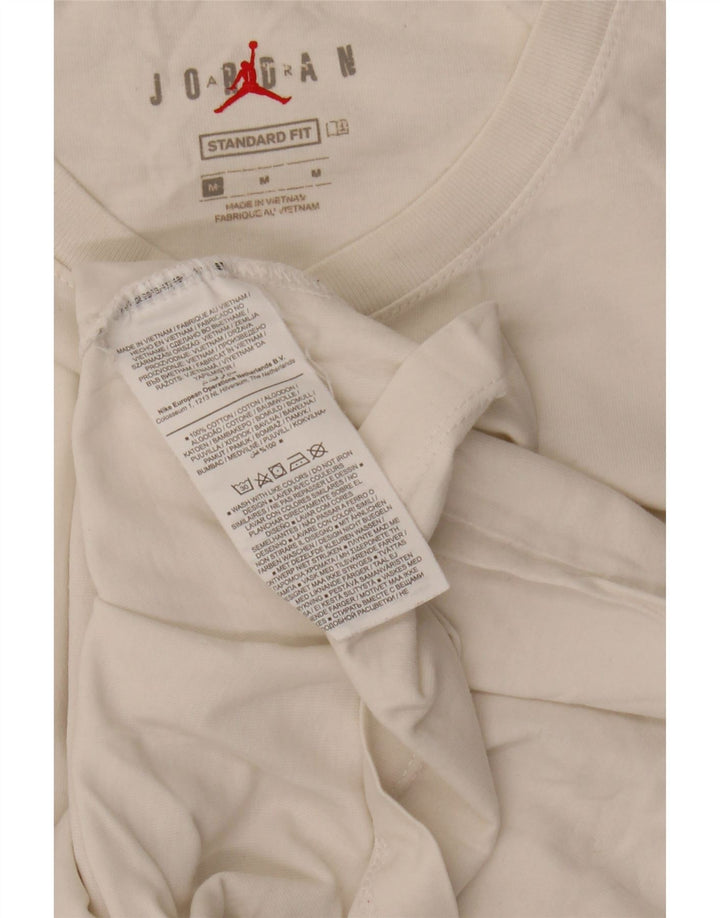 Jordan Herren-T-Shirt mit Standard-Passform, mittelweiß, Baumwolle