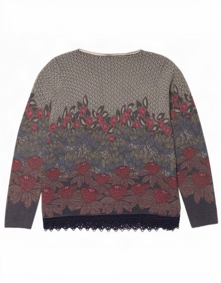 White Stuff Damen-Pullover mit U-Boot-Ausschnitt, Gr. 10, Größe S, mehrfarbig