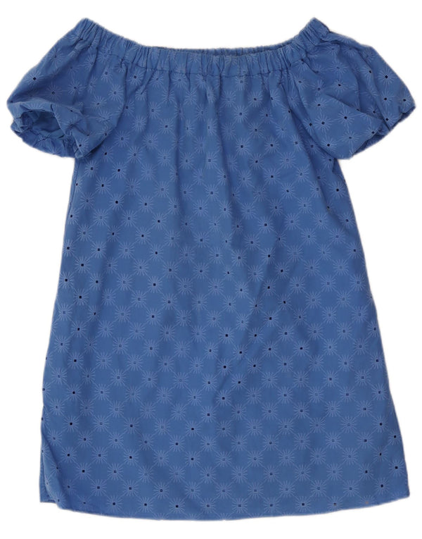Zara Damen Mini-Schulterkleid, Gr. 10, Klein, Blau