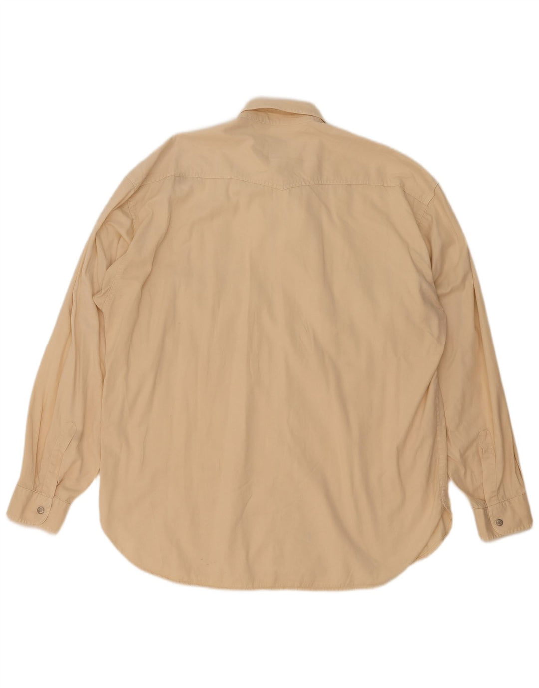 CASSUCI Herrenhemd 2XL Beige Baumwolle