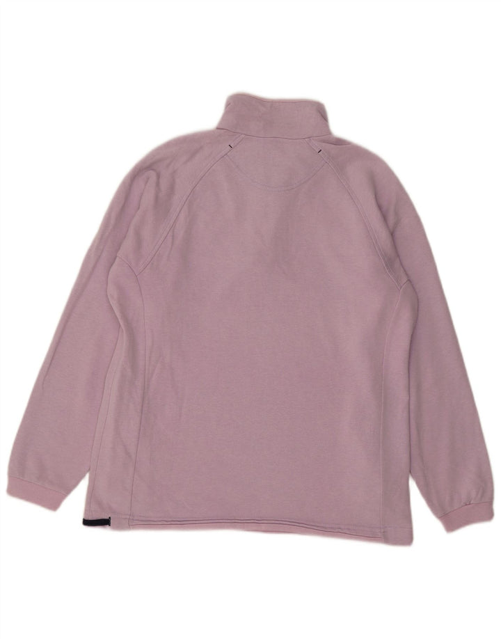 Champion Herren-Sweatshirt mit Reißverschluss am Hals, Größe S, Lila, Baumwolle