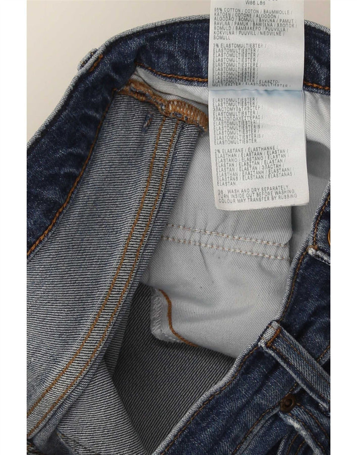 Lee Herren Brooklyn Straight Jeans W34 L29 Blaue Baumwolle