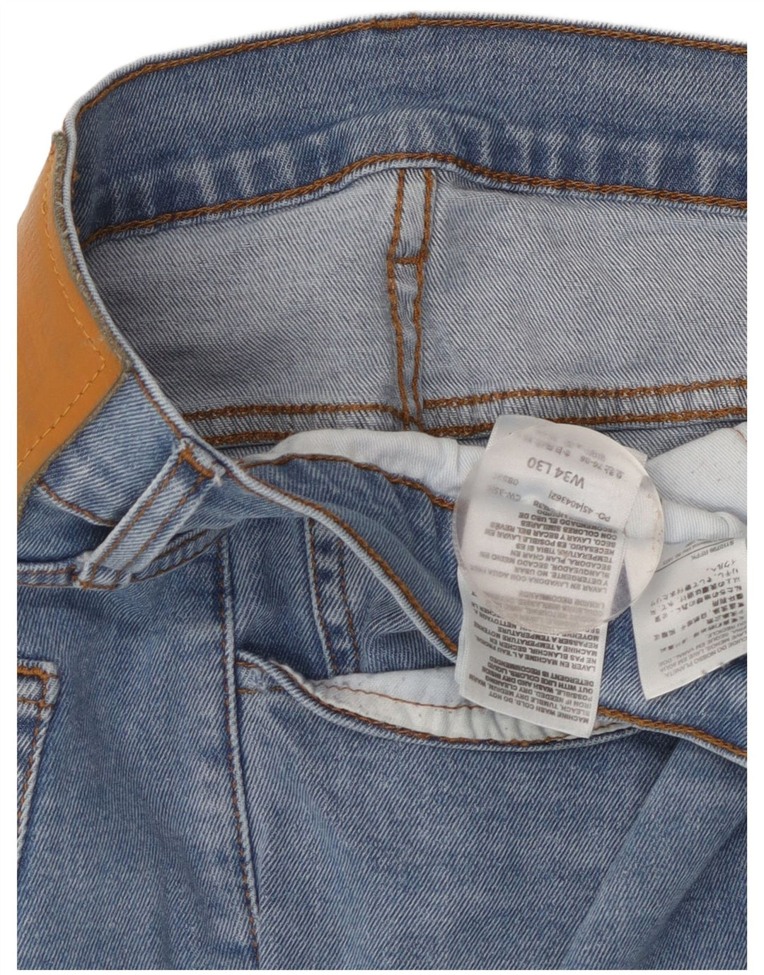 Levi's Herren Slim Jeans W34 L30 Blaue Baumwolle