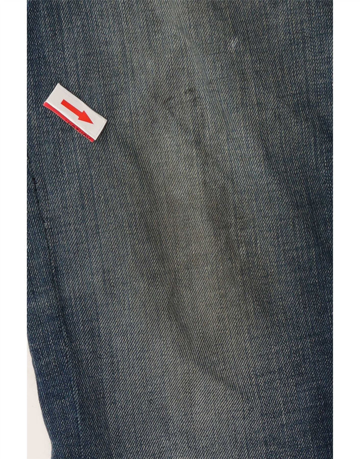 Levi's Herren 504 Straight Jeans W36 L27 Blaue Baumwolle