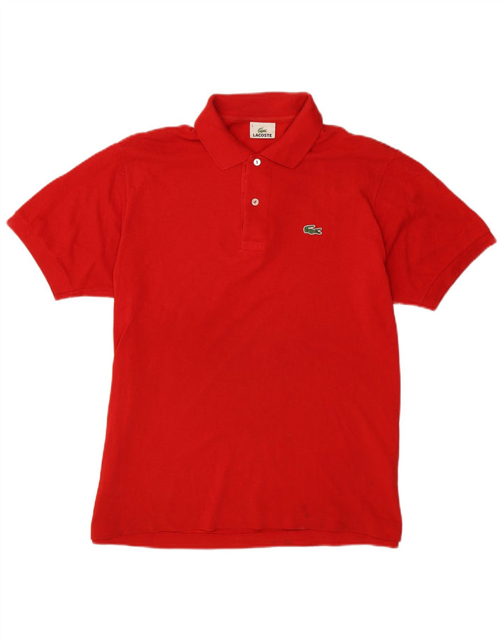 Lacoste Herren-Poloshirt, Größe 5, große rote Baumwolle