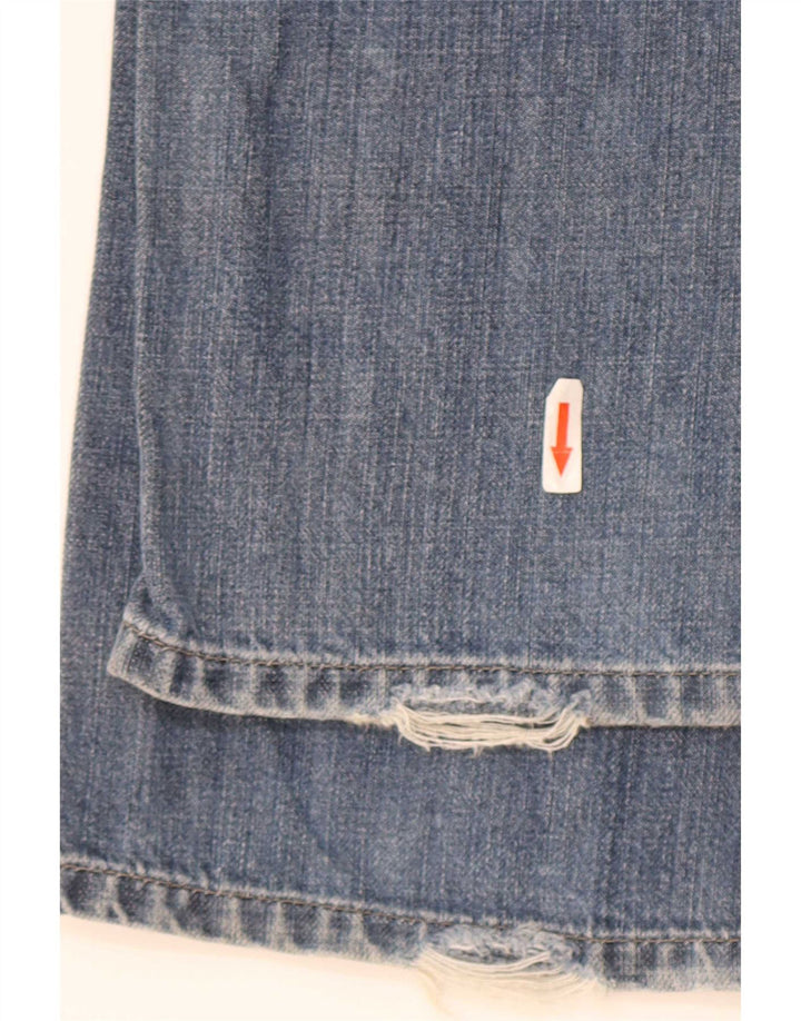 Tommy Hilfiger Herren Straight Jeans W38 L34 Blaue Baumwolle