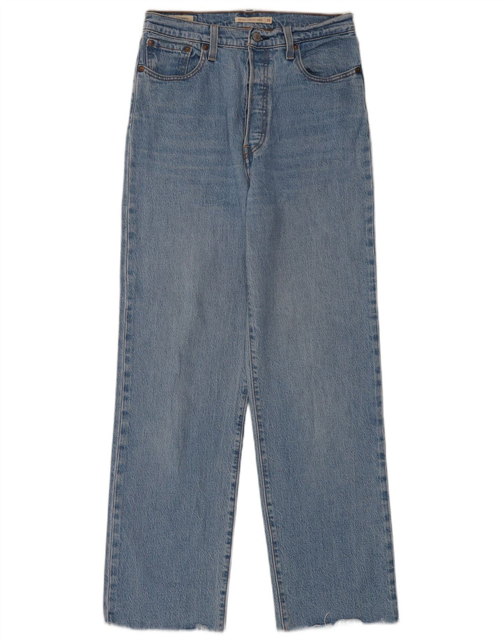 Levi's Damen Ribcage Straight Jeans W29 L30 Blau