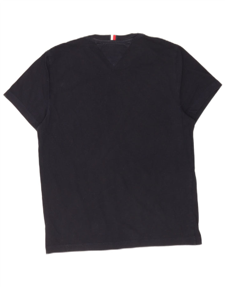 Tommy Hilfiger Herren T-Shirt Medium Navy Blue Baumwolle