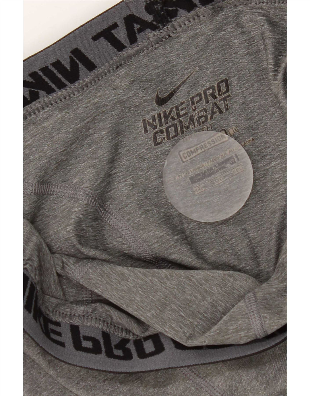 Nike Herren-Kompressions-Leggings mit Grafik, 2XL, Grau, Farbblock