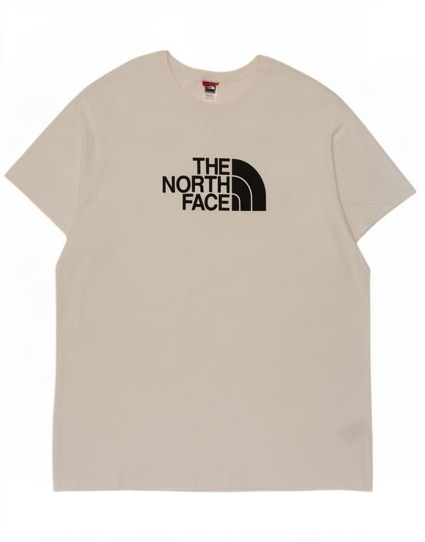 The North Face Herren-T-Shirt mit Grafik, 2XL, weiße Baumwolle