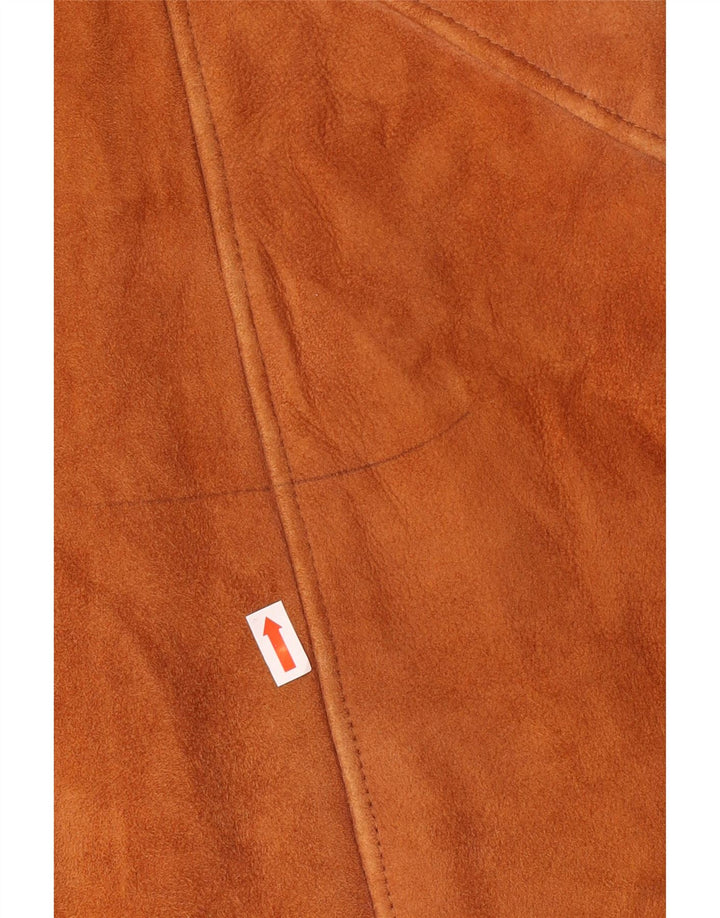 Vintage Damen Shearling Mantel IT 44 Medium Beige Shearling Classic