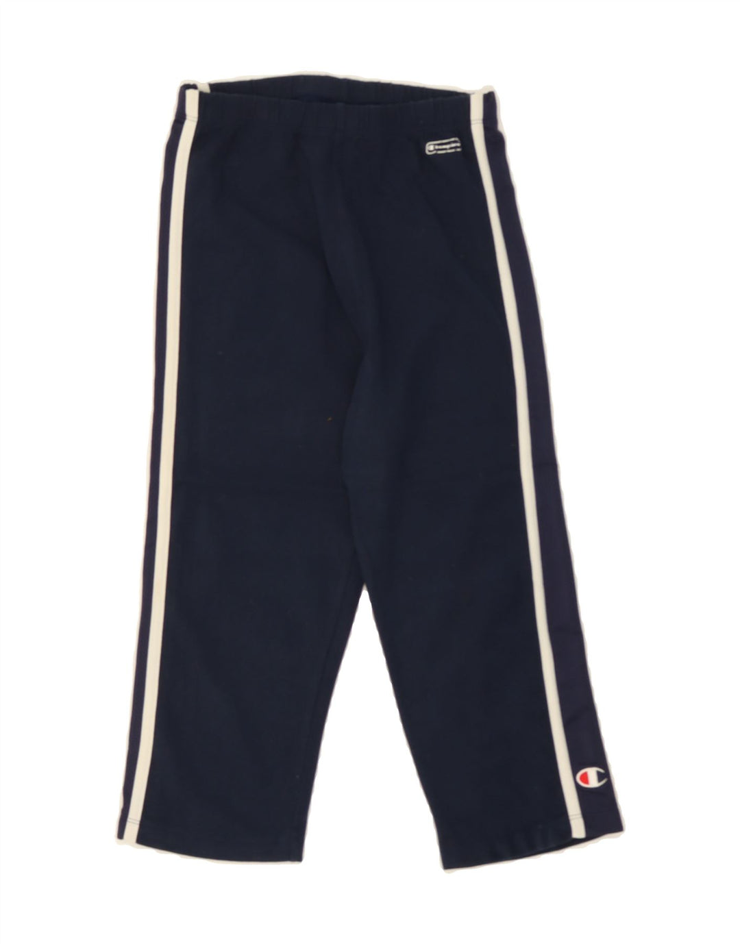 CHAMPION Womens Capri Tracksuit Trousers UK 12 Medium  Navy Blue Cotton Vintage Champion and Second-Hand Champion from Messina Hembry 