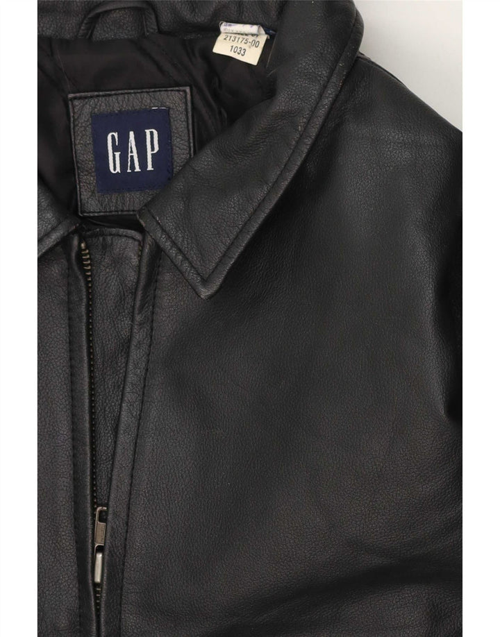 Gap Jungen Lederjacke 13-14 Jahre Schwarz