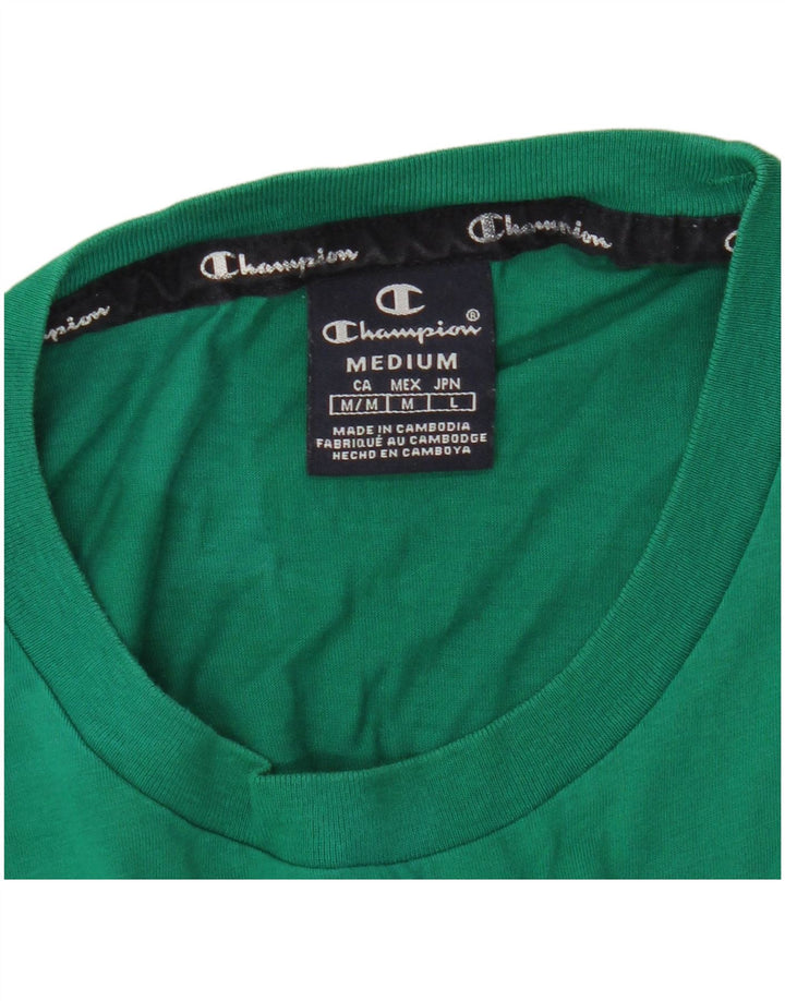 Champion Herren-T-Shirt mit Grafik, Mittelweiß, Farbblock