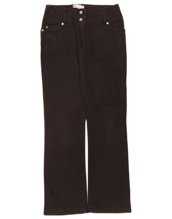 ICEBERG Bootcut-Jeans für Mädchen, 11–12 Jahre, W28, L29, schwarze Baumwolle