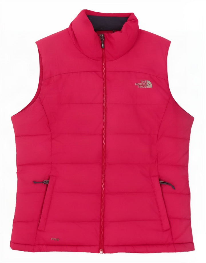 The North Face Damen Wattierte Weste UK 14 Mittelrosa Polyester