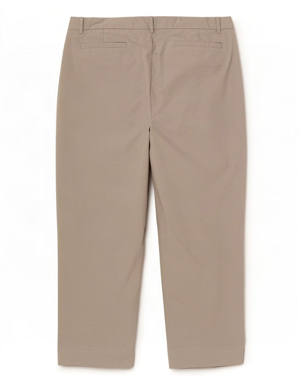 Marks & Spencer Damen Tapered Cropped-Hose UK 20 2XL W40 L26 Grau
