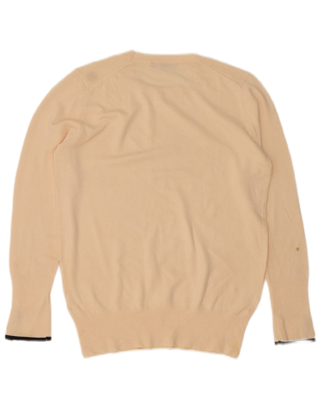 Zara Damen-Pullover mit Rundhalsausschnitt, Gr. 14, groß, gebrochenes Weiß
