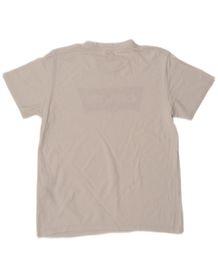 LEVI'S Herren-T-Shirt mit Grafik, mittelweiße Baumwolle