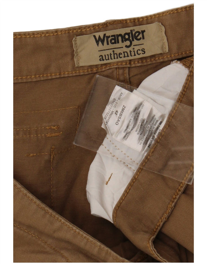 Wrangler Herren Cargoshorts W42 2XL Braune Baumwolle