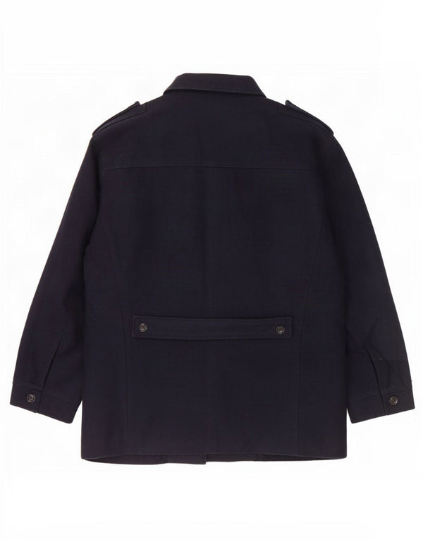 Marks & Spencer Herren Autograph Militärmantel UK 42 XL Marineblau
