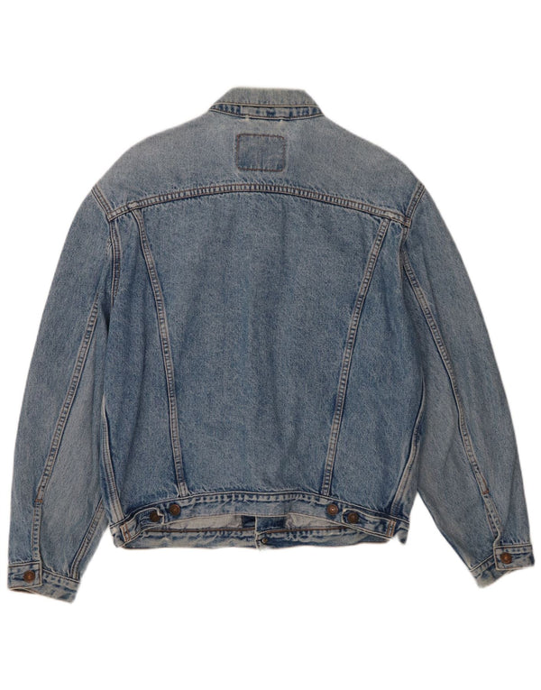 Levi's Herren Jeansjacke UK 40 Large Blau Baumwolle