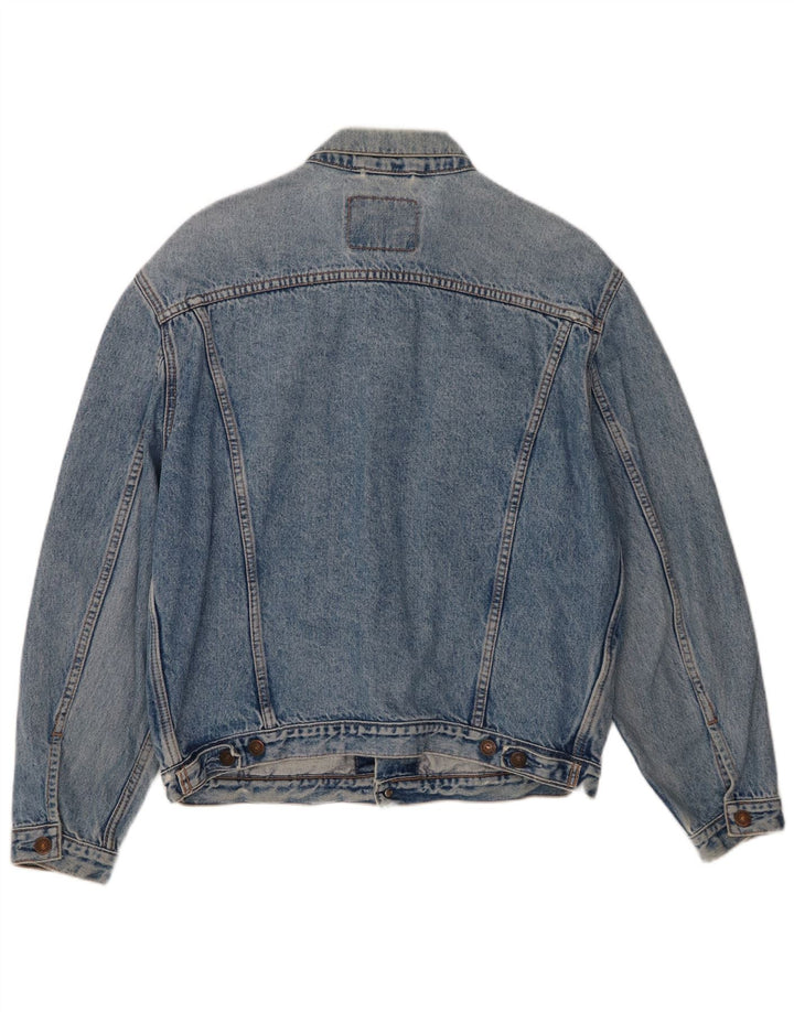 Levi's Herren Jeansjacke UK 40 Large Blau Baumwolle