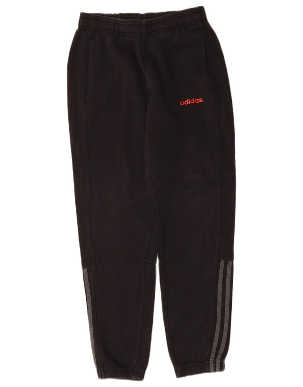 Adidas Jungen-Trainingshose, Jogginghose, 11–12 Jahre, schwarze Baumwolle