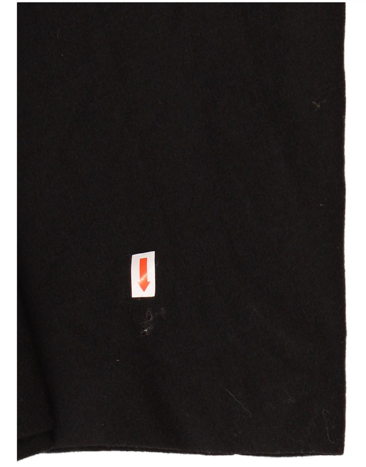 ZARA Damen Langarm-Maxikleid UK 12 Mittelschwarze Wolle