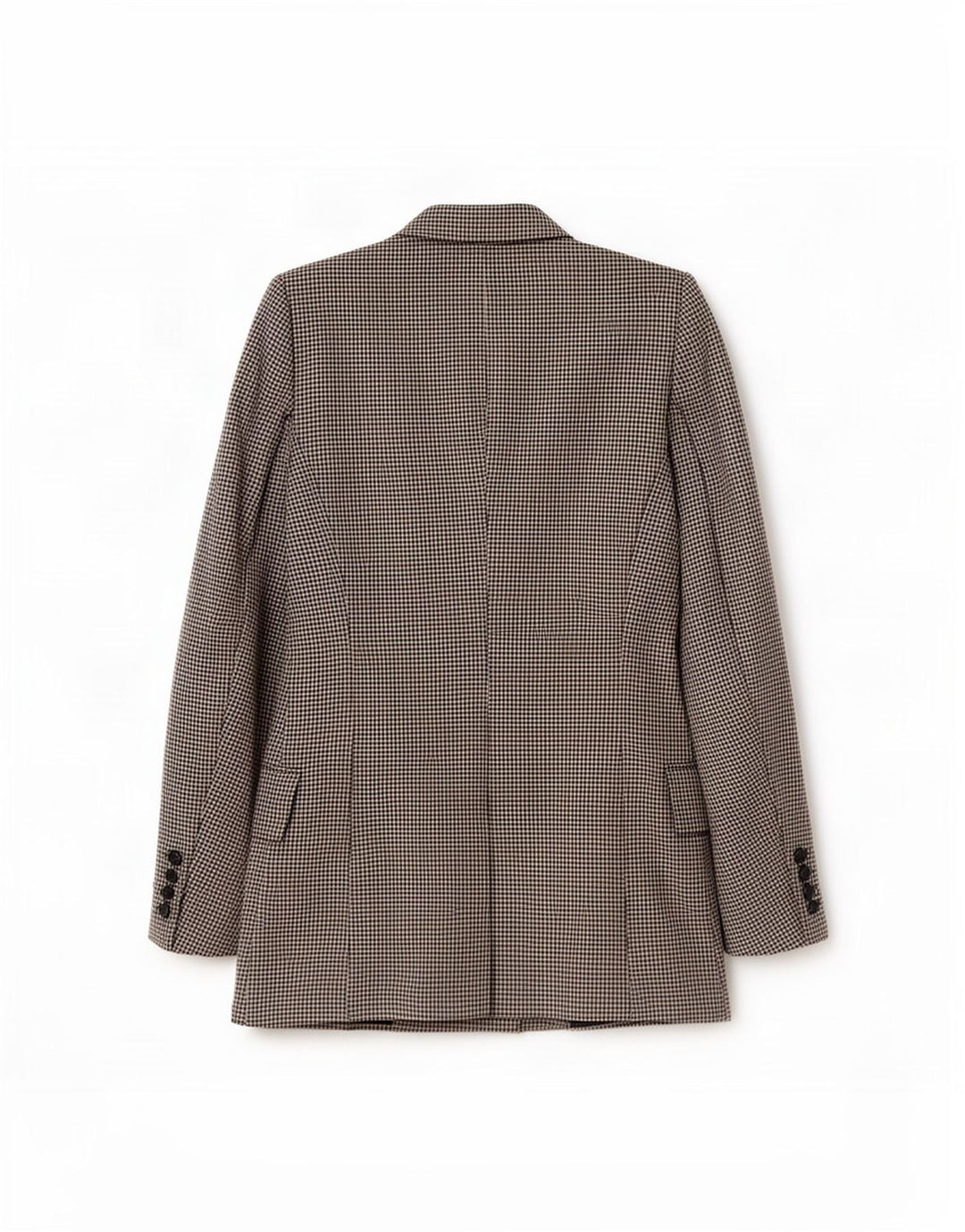 Zweireihiger Blazer für Damen von Zara, Gr. 6, XS, Schwarz, Gingham