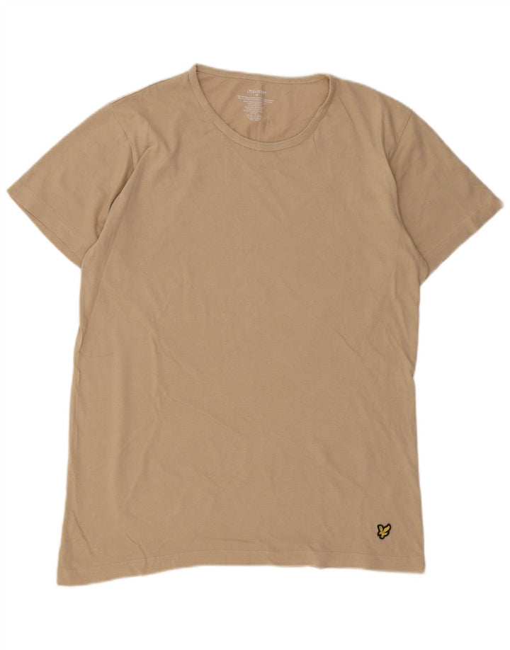 Lyle & Scott Herren T-Shirt-Oberteil aus Baumwolle in Mittelbeige
