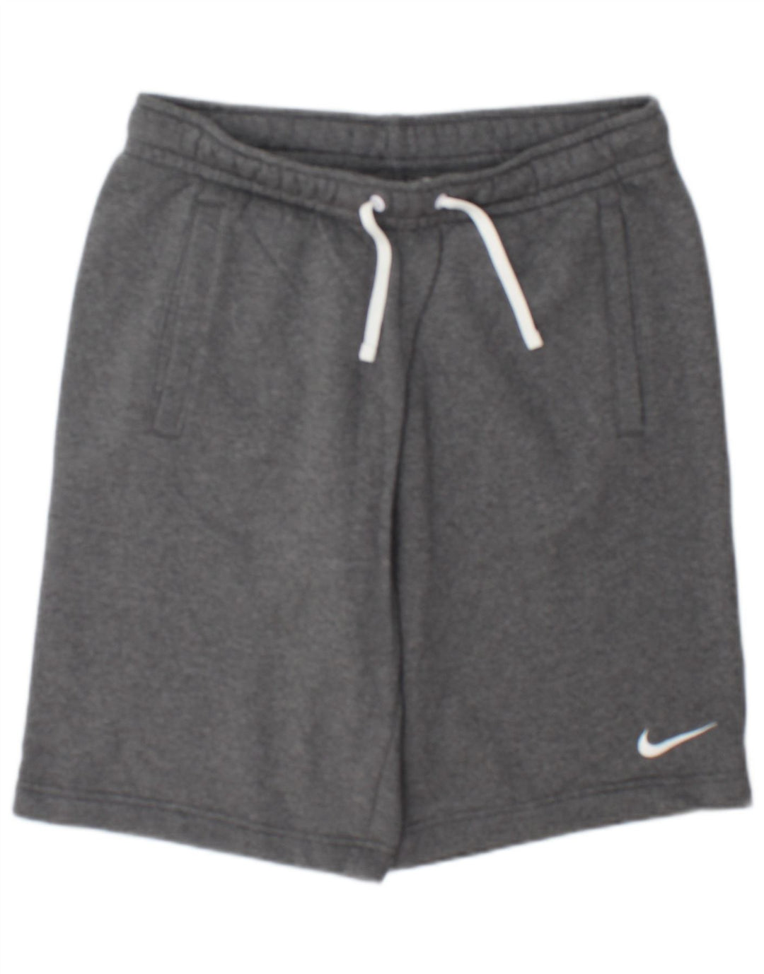 Nike Herren-Sportshorts aus mittelgrau gefleckter Baumwolle