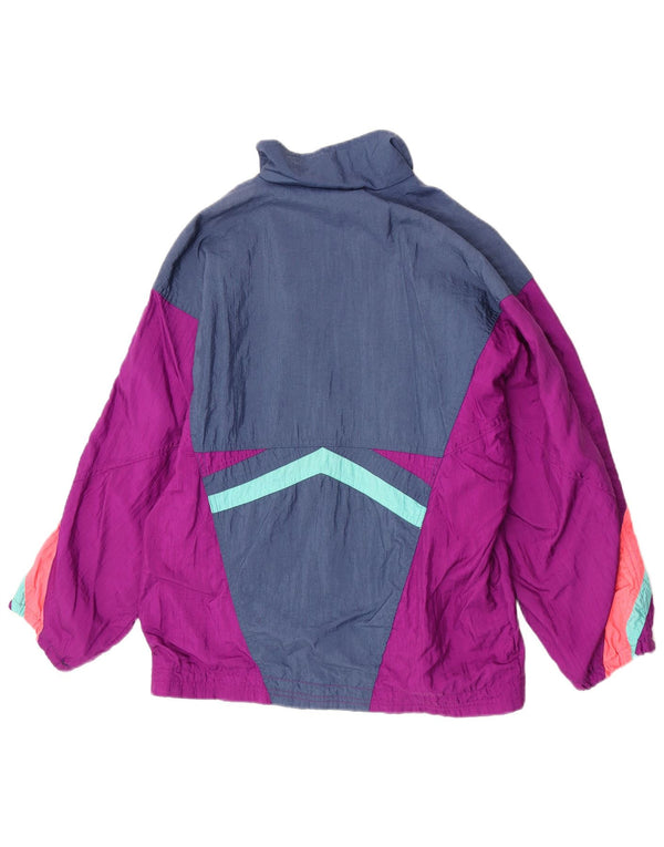 Diadora Damen-Trainingsanzug, Oberteil, Jacke, mittelgroß, mehrfarbig, Farbblock-Retro