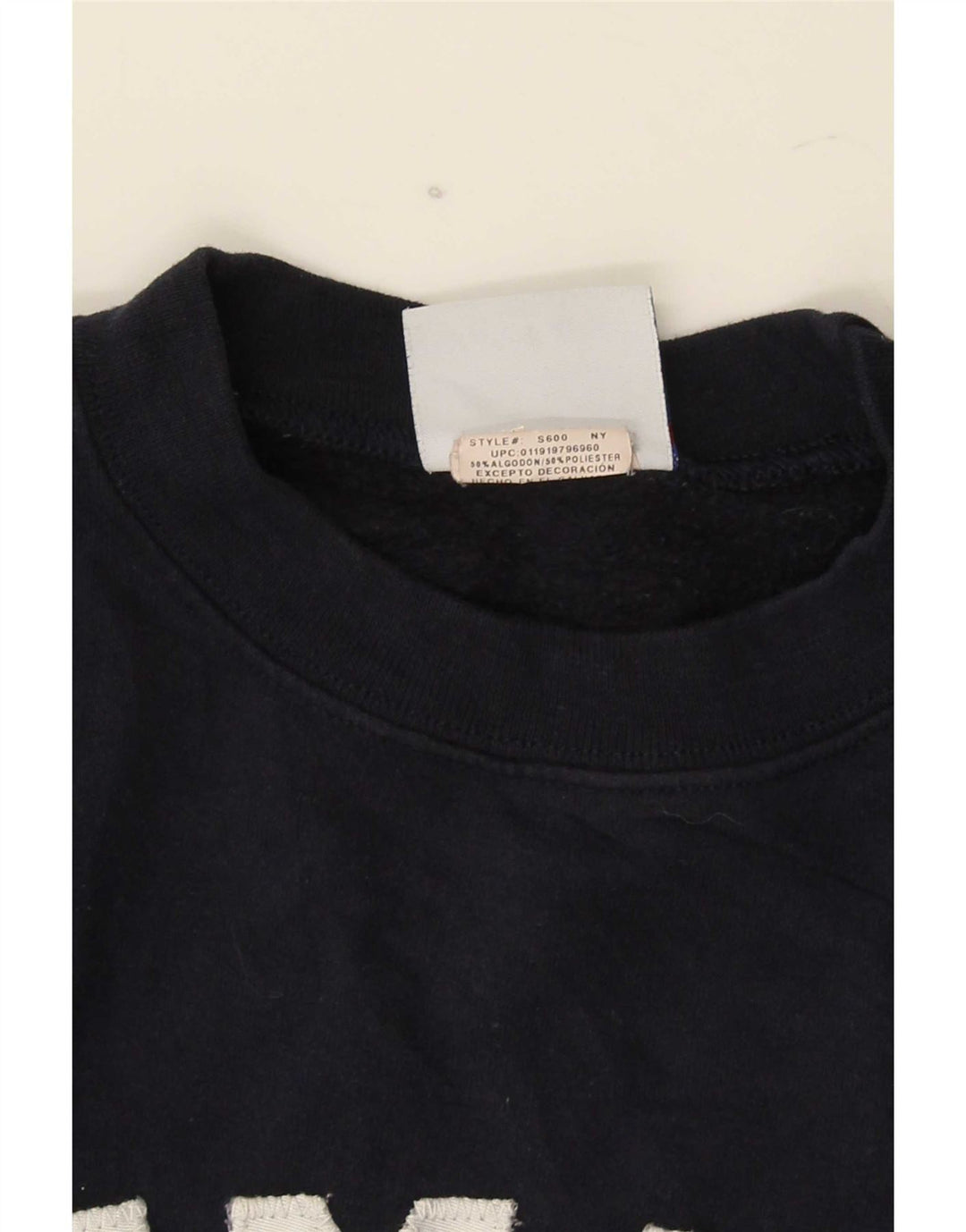 Champion Herren Summit Graphic Sweatshirt Pullover Small Marineblau Baumwolle