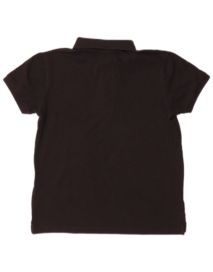 DIESEL Herren-Poloshirt aus mittelschwarzer Baumwolle