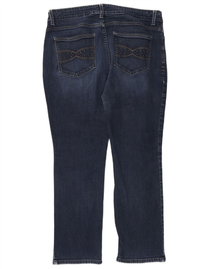 LEE Damen-Jeans mit perfekter Passform, gerade, W36, L29, blaue Baumwolle