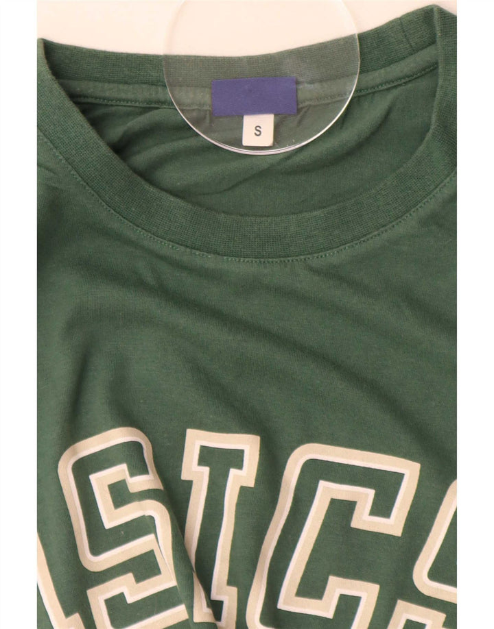 Asics Herren Grafik T-Shirt Top Small Grün