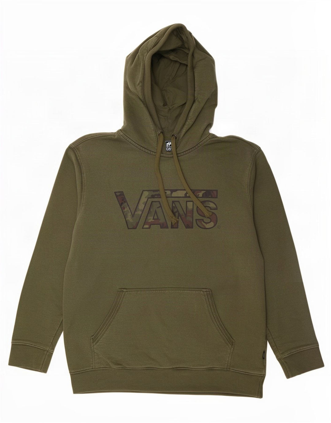 Vans Herren-Kapuzenpullover mit Grafik, mittlere Khaki-Baumwolle