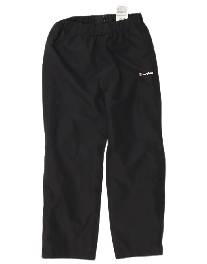 Berghaus Jungen-Windbreaker-Hose, 7–8 Jahre, schwarzes Polyester