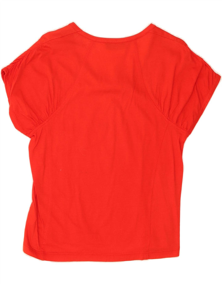 VINTAGE Womens Tricot Blouse Top IT 46 Large Red Cotton Vintage Vintage and Second-Hand Vintage from Messina Hembry 