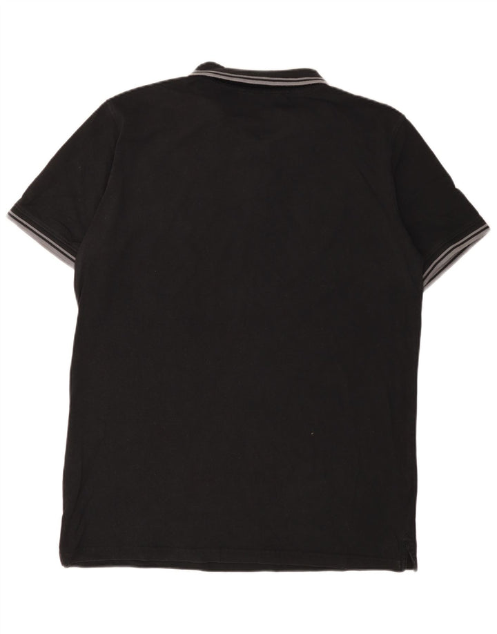 Carrera Herren Poloshirt 2XL Schwarz Baumwolle