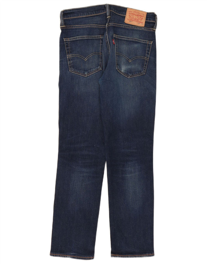Levi's Damen 511 Slim Jeans W32 L30 Marineblau Baumwolle